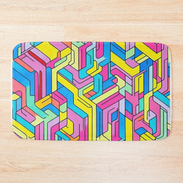 Item preview, Crazy Isometric patterns V1 designed and sold by OldSchool90s.