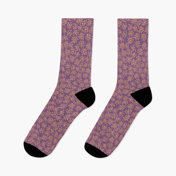 Item preview, Florette Daisy Floral Pattern - Plum, Coral, Saffron designed and sold by Irene Estelle.