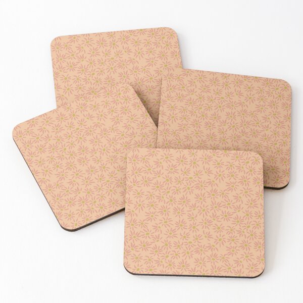 Item preview, Florette Daisy Floral Pattern - Melon, Coral, Saffron designed and sold by Irene Estelle.