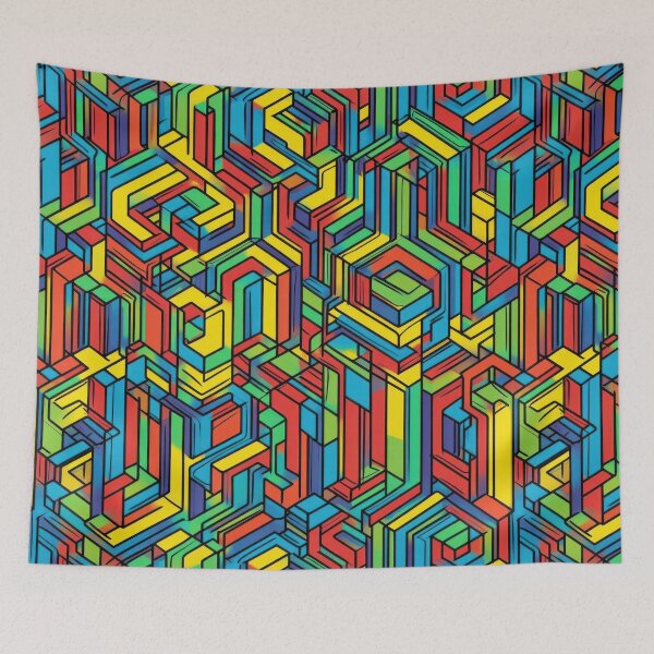 Item preview, Crazy Isometric patterns V2 designed and sold by OldSchool90s.