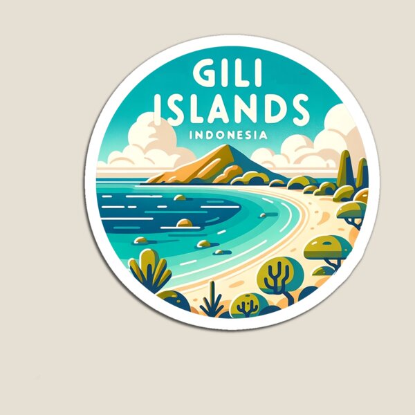 Item preview, Gili Islands Indonesia designed and sold by LoveLabDesign.