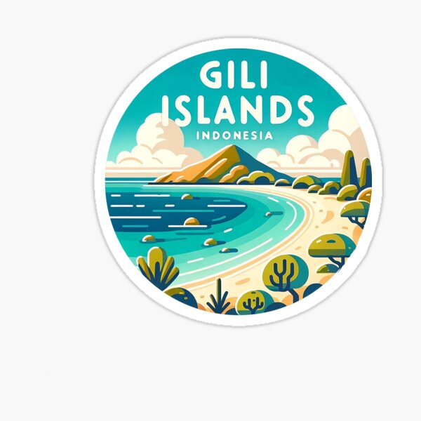 Item preview, Gili Islands Indonesia designed and sold by LoveLabDesign.