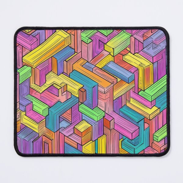 Item preview, Crazy Isometric patterns V3 designed and sold by OldSchool90s.