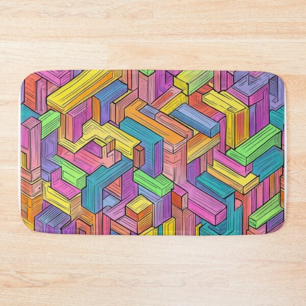 Item preview, Crazy Isometric patterns V3 designed and sold by OldSchool90s.