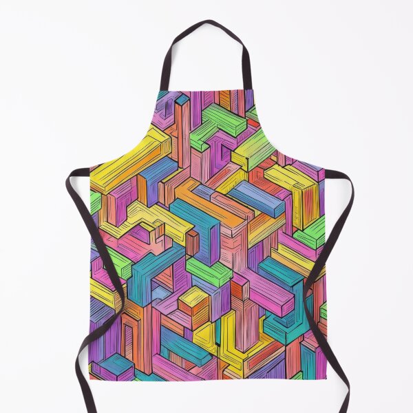 Item preview, Crazy Isometric patterns V3 designed and sold by OldSchool90s.