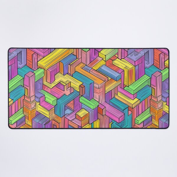 Item preview, Crazy Isometric patterns V3 designed and sold by OldSchool90s.