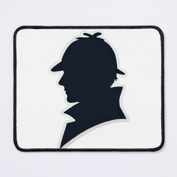 Item preview, Detective Silhouette with Deerstalker: Mystery Lover’s Art designed and sold by Snazzy-Studio.