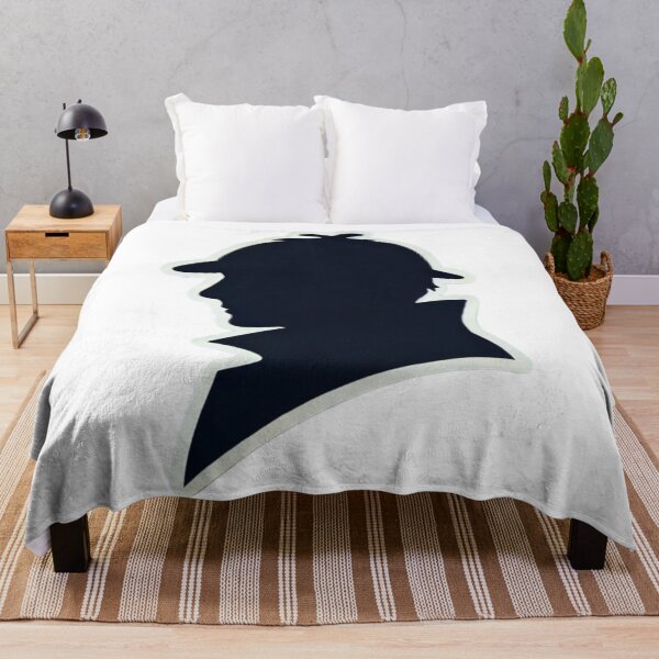 Item preview, Detective Silhouette with Deerstalker: Mystery Lover’s Art designed and sold by Snazzy-Studio.