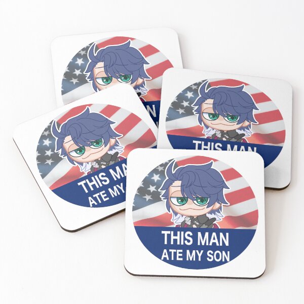 Item preview, Honkai Star Rail Sampo Ate My Son Funny Sticker designed and sold by JayGrimalkin.