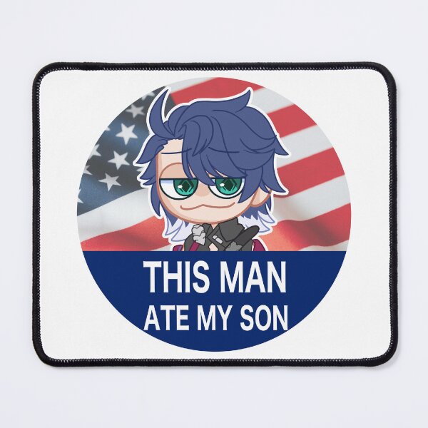 Item preview, Honkai Star Rail Sampo Ate My Son Funny Sticker designed and sold by JayGrimalkin.