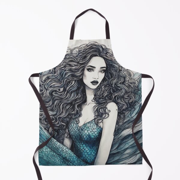 Item preview, Mermaid - Watercolor & Ink 22 designed and sold by KBMediaArt.