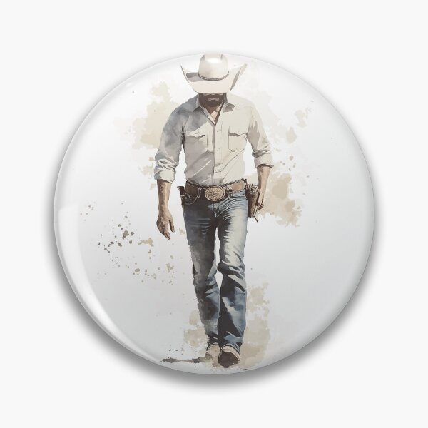 Item preview, Watercolor - Cowboy in Soft Colors designed and sold by vfxbear.