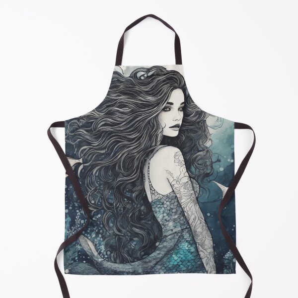 Item preview, Mermaid - Watercolor & Ink 25 designed and sold by KBMediaArt.