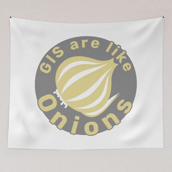 Item preview, GIS are like Onions designed and sold by Young Design Lab.
