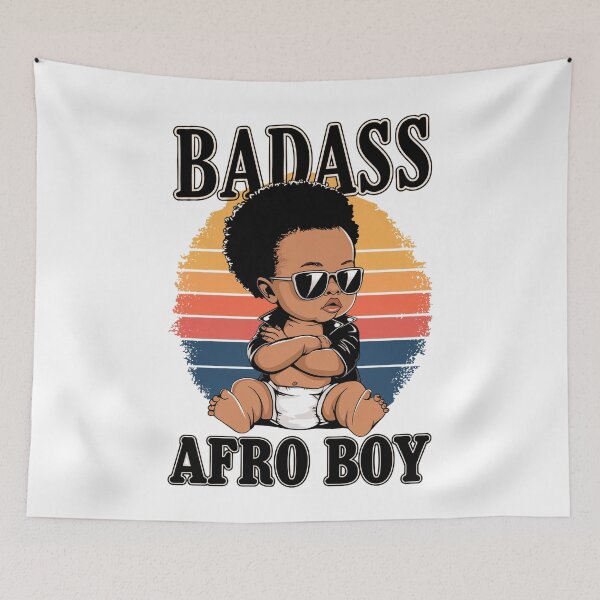 Item preview, Badass of Afro Boy 70s designed and sold by Palati-Watt.