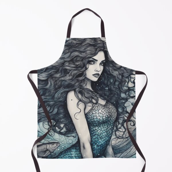 Item preview, Mermaid - Watercolor & Ink 26 designed and sold by KBMediaArt.