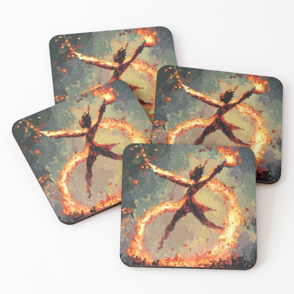Item preview, Fire Dancer in Pixel Art: Dynamic Flame Dance designed and sold by Snazzy-Studio.