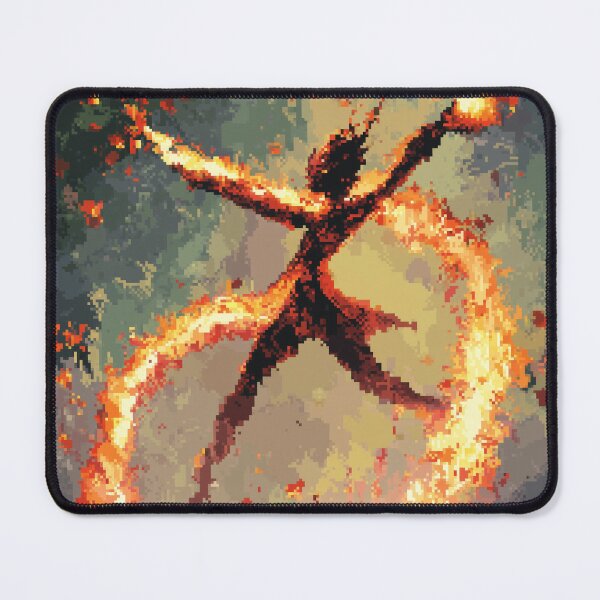 Item preview, Fire Dancer in Pixel Art: Dynamic Flame Dance designed and sold by Snazzy-Studio.