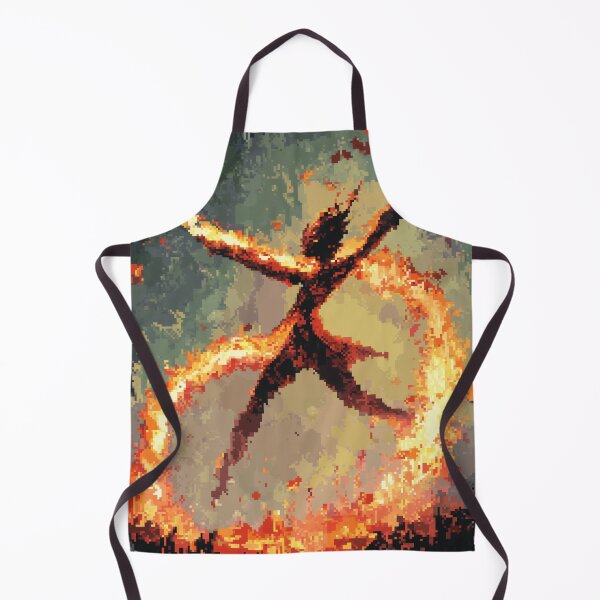Item preview, Fire Dancer in Pixel Art: Dynamic Flame Dance designed and sold by Snazzy-Studio.