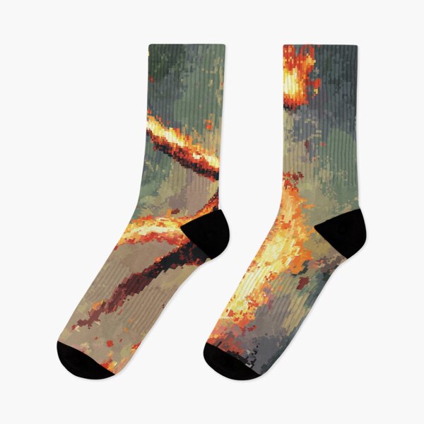Item preview, Fire Dancer in Pixel Art: Dynamic Flame Dance designed and sold by Snazzy-Studio.
