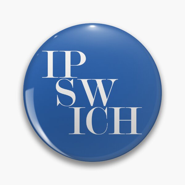 Item preview, Ipswich UK Town Typography Minimalist Patriotic Travel Souvenir designed and sold by kakarikihill.