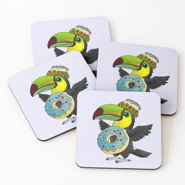Item preview, Tropical Treat: Keel-billed Toucan as a Donut designed and sold by AVMmaker.