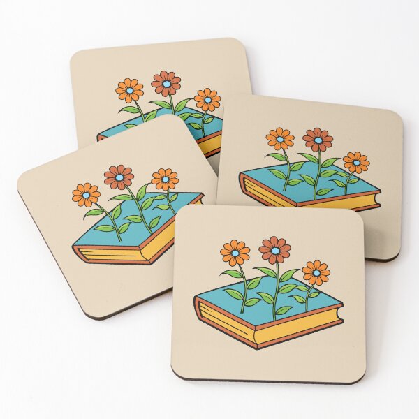 Item preview, Books and Flower designed and sold by GraphicsClub.