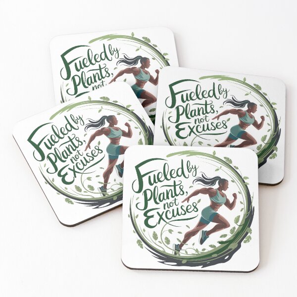 Item preview, Fueled By Plants, Not Excuses designed and sold by Wegetees.