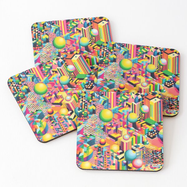 Item preview, Crazy Isometric patterns V5 designed and sold by OldSchool90s.