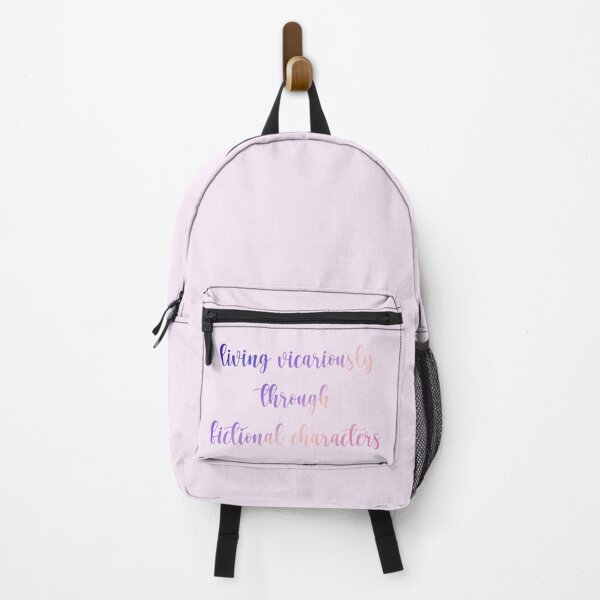 Item preview, Living Vicariously Through Fictional Characters designed and sold by BlackEnBlanche.