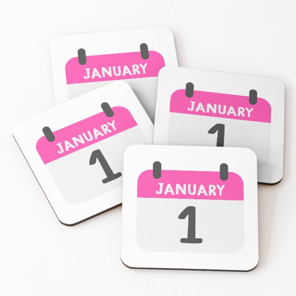 Item preview, Hand drawn Cute calendar first of January new year day designed and sold by nuchz.