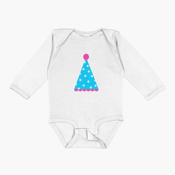Item preview, Kids hand drawn cute elements light blue party hat designed and sold by nuchz.