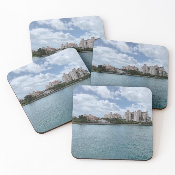 Item preview, Waterfront Tranquility in Miami designed and sold by BadWolfStudios.