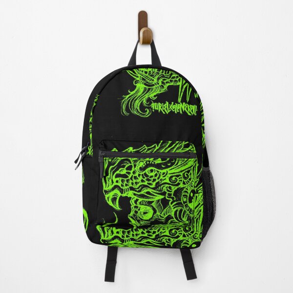 Item preview, green quetzalcoatl skull designed and sold by UrielCalavera.
