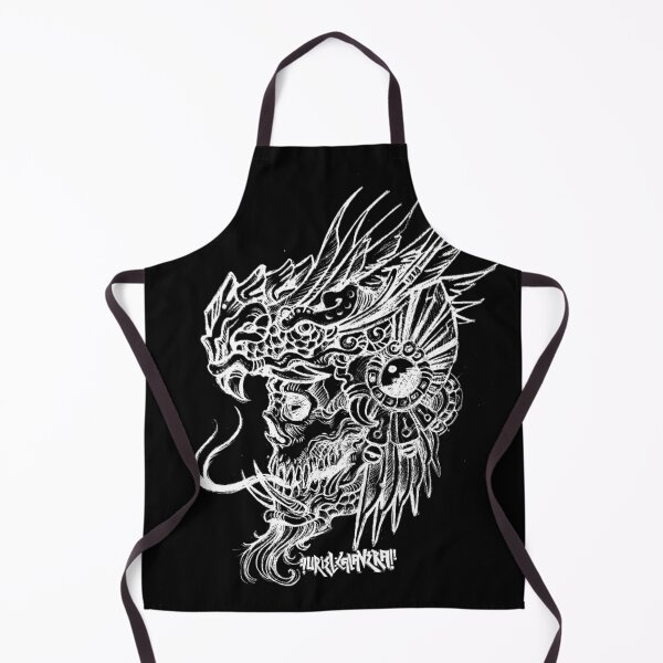 Item preview, white quetzalcoatl skull designed and sold by UrielCalavera.