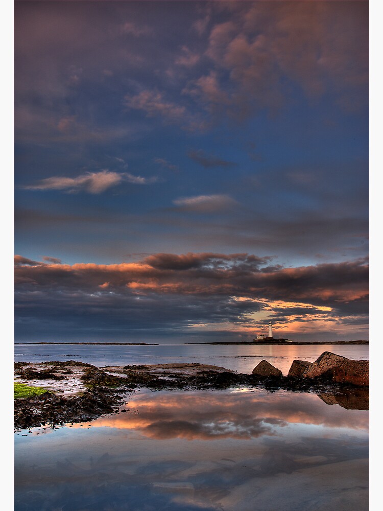 Thumbnail 2 of 2, Greeting Card, Reflection designed and sold by james thow.