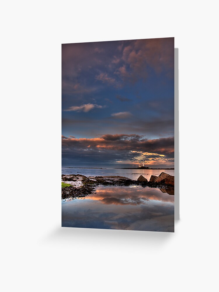 Thumbnail 1 of 2, Greeting Card, Reflection designed and sold by james thow.