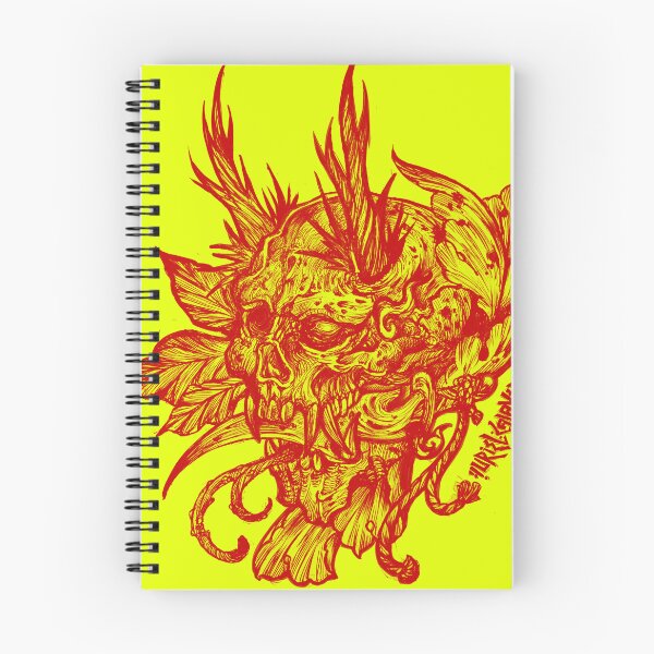 Item preview, red japanese demon skull designed and sold by UrielCalavera.