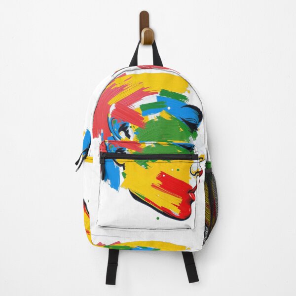 Item preview, Colorful Paint Stroke Girl Design: A Splash of Artful Vibrance designed and sold by AlienTechs.