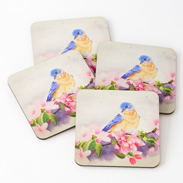 Item preview, Small and cute bird watercolor art designed and sold by Jennywatercolor.