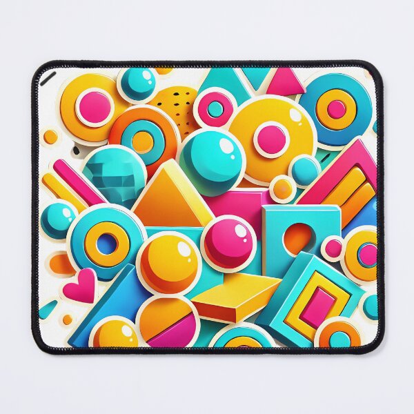 Item preview, Playful Shapes in Bright Colors designed and sold by Peelya.