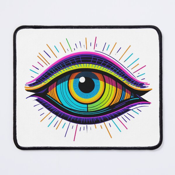 Item preview, A Neon Eye designed and sold by HUMORONCOTTON.