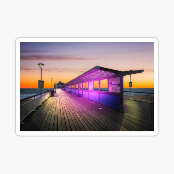Item preview, Bournemouth Pier Sunset designed and sold by Alisonchambers2.