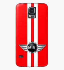 White and Red Raace Case/Skin for Samsung Galaxy