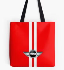 Weißer und roter Raace Tote Bag