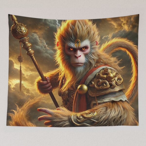 Item preview, Sun Wukong: The Fierce Warrior of the Heavens ⚡? designed and sold by aunins7.