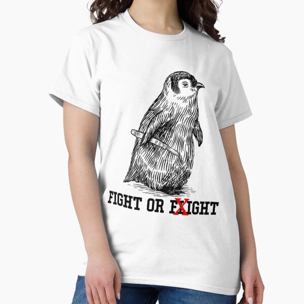 Item preview, Penguin fight or flight designed and sold by SD-Sean-Brown.