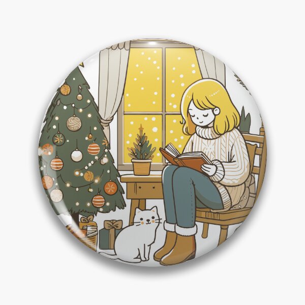 Item preview, Cozy Christmas: A Girl and Her Kitten's Winter Read designed and sold by charlypicazo.