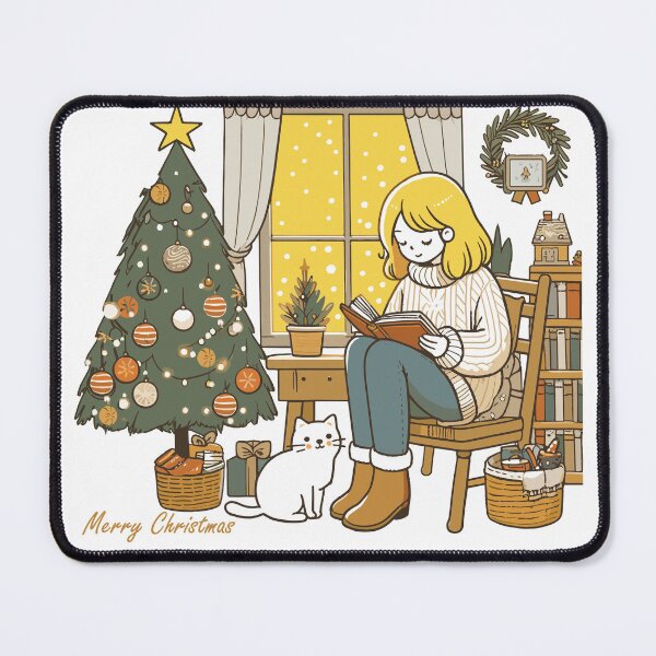 Item preview, Cozy Christmas: A Girl and Her Kitten's Winter Read designed and sold by charlypicazo.