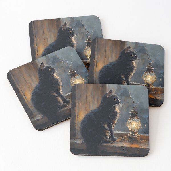 Item preview, The Witch's Cat designed and sold by darkgothicart.